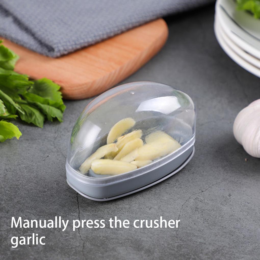 Rumah Tangga Mini Garlic Press Slicer Perajang Bawang Multifungsi Jahe Sayur Pencacah Penghancur Dapur Gadget