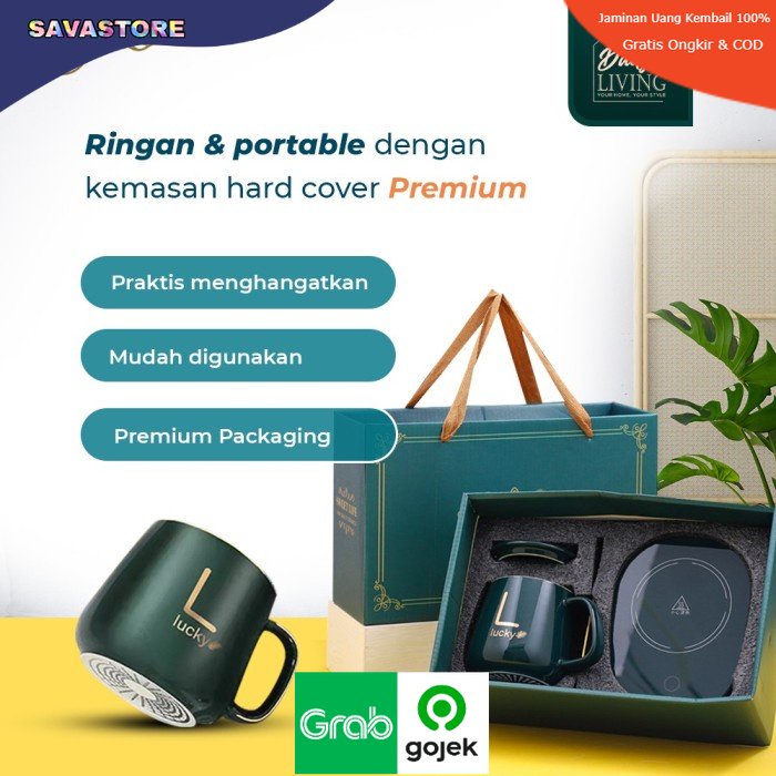 Electric Mug Warmer Mug Pemanas Air Premium - Home Daily Living