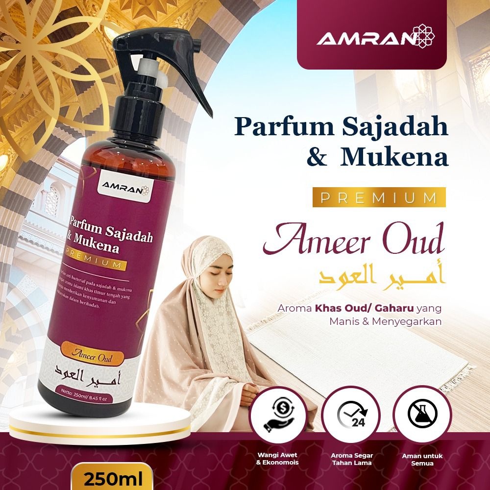 PARFUM MUKENA &amp; SAJADAH AMRAN AROMA PARFUM ARAB PREMIUM 250ml