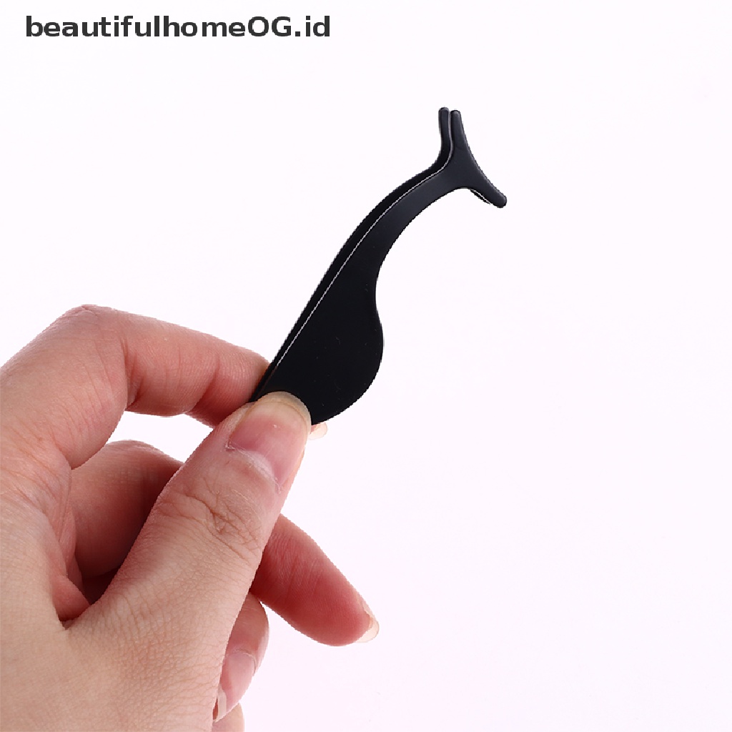 // Lebaran// Pinset Bulu Mata Palsu Alat Aplikator Bulu Mata Palsu Dengan Sisir Stainless **