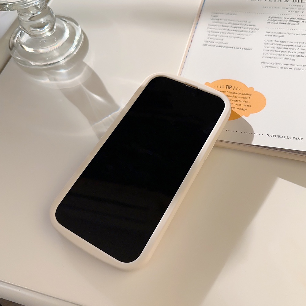 IPHONE Efek 3D Kartun Lari Bebek Anti Hilang Telepon Case Lembut Penutup Hewan Untuk Iphone11 12 13 14 PLUS PRO MAX Pelindung Shell
