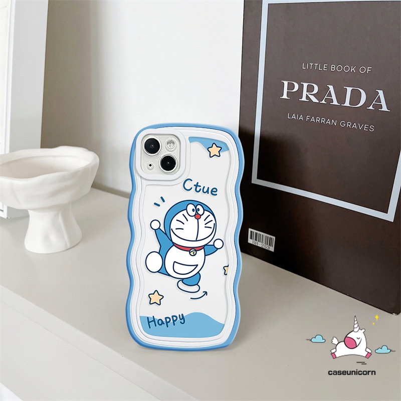 Casing Ponsel Kucing Kartun Redmi 12C 9A 10C A1 9 10A 10 A1+9C NFC 9T POCO M3 X3 NFC Pro Redmi Note 9s 9 11s 8 10s 10 11 Pro Max Mi 11T Pro Lovely Doraemon Soft Wavy Edge Sarung Couple