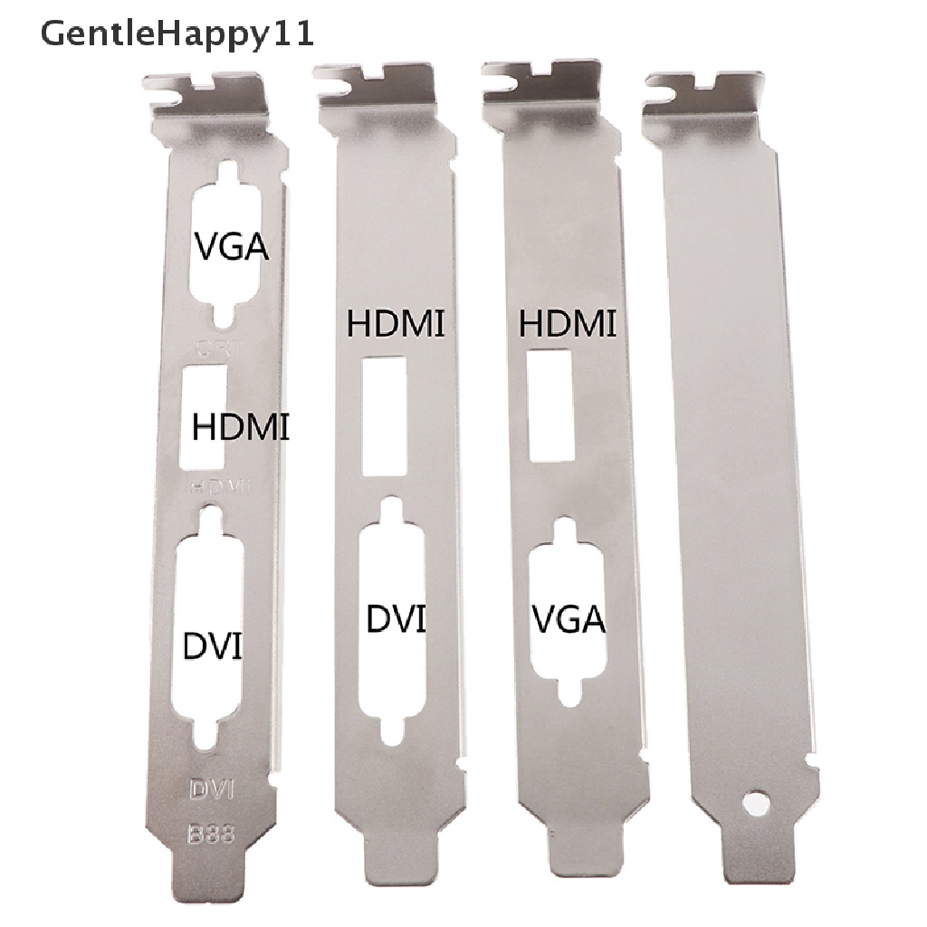 Gentlehappy 1Pc Adaptor Profil Tinggi 12cm HDMI DVI VGA Port Untuk Konektor Kartu Video id