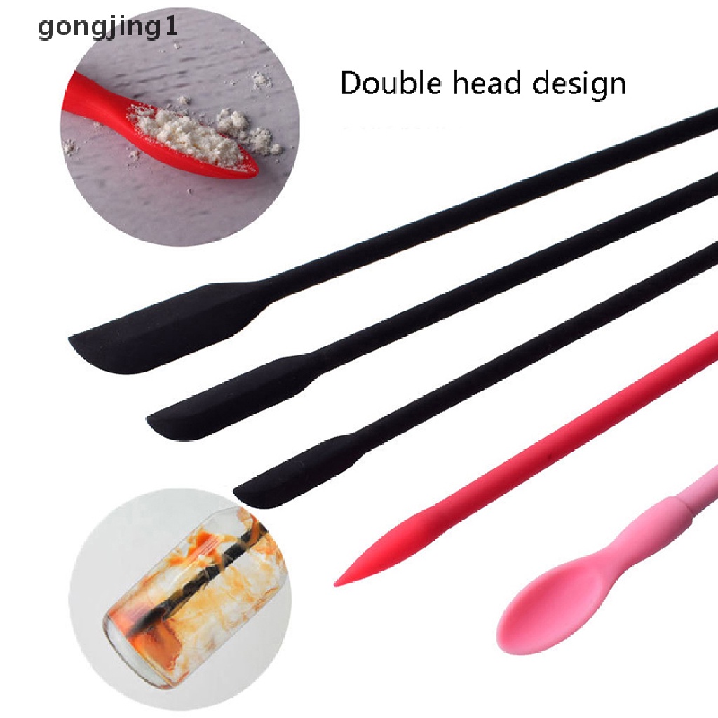 Ggg Spatula Silikon Mini Botol Toples Tipis Silicone Scraper Gadget Kitchen Utensils ID