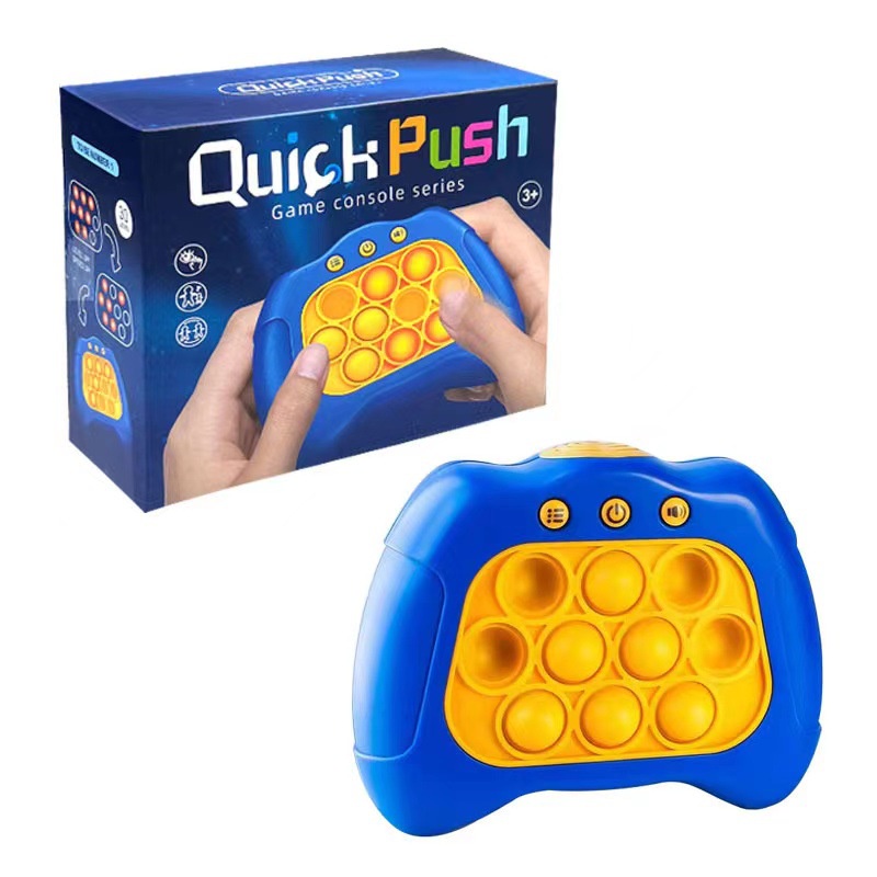 Konsol Game Dorong Cepat Anak Tekan Musik Dekompresi Game Konsol Puzzle Terobos Game Mouse Pioneer Whack-a-Mole Mainan Pop It Mainan Anak Edukasi Dekompresi Game