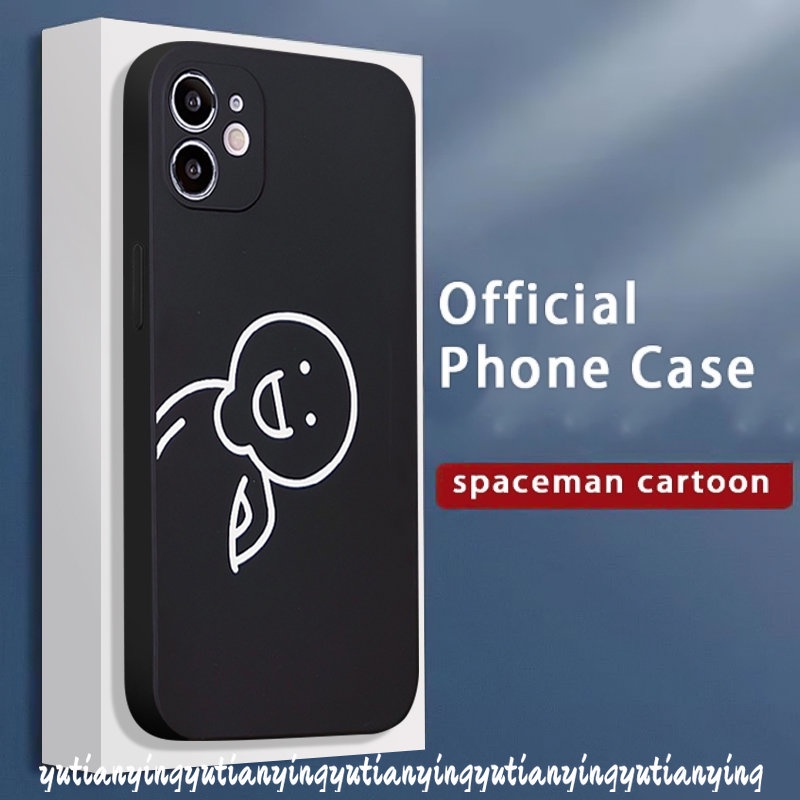 Casing Redmi Note 10s 10Pro 10 9 8 10 Pro Plus Redmi 11 9A 9C NFC 9T 12C 9 A1 10 Poco F3 X3 Pro M4 F4 M5 M3 Pro M3 MI 10 11 Lite 10T Soft Couple Lucu Cute Sarung Karakter Garis