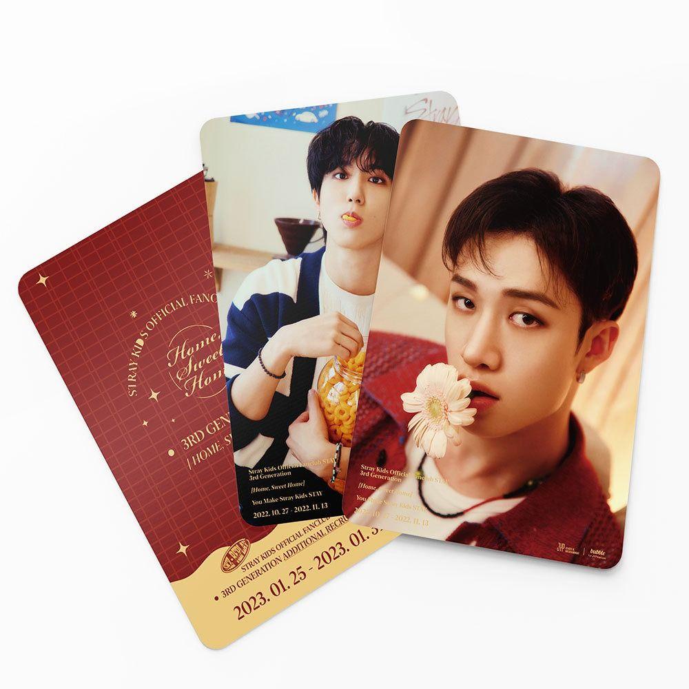 [Elegan] Stray Kids Kartu Fans Hadiah 50pcs/box Korea Fashion Group Ulang Tahun Kekinian Treasure Card Set Kpop Photocards