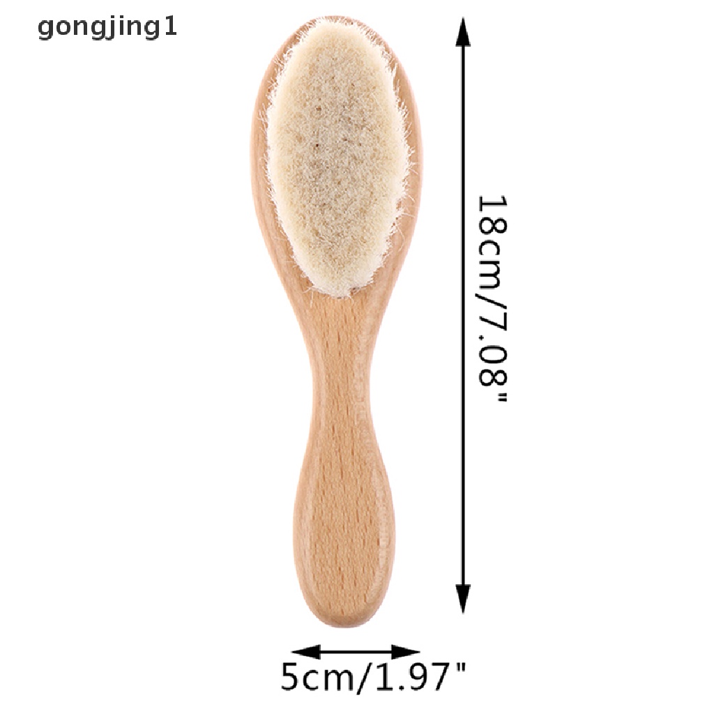 Ggg 3Pcs Sisir Sikat Rambut Bayi Untuk Bayi Baru Lahir Balita Hairbrush Head Massager ID