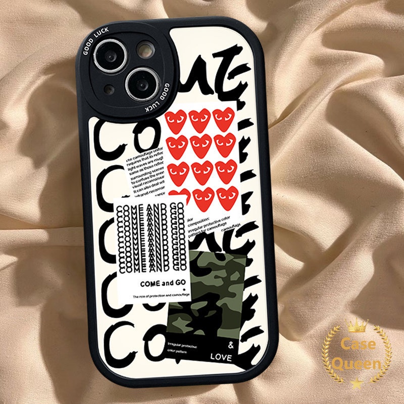 Graffiti Camouflage Oil Painting Love Heart Phone Case Infinix Hot 10s 10 11s 11 10T 9 Play Smart 5 6 Hot 10 Lite Note 8 Soft Tpu Couple Cover