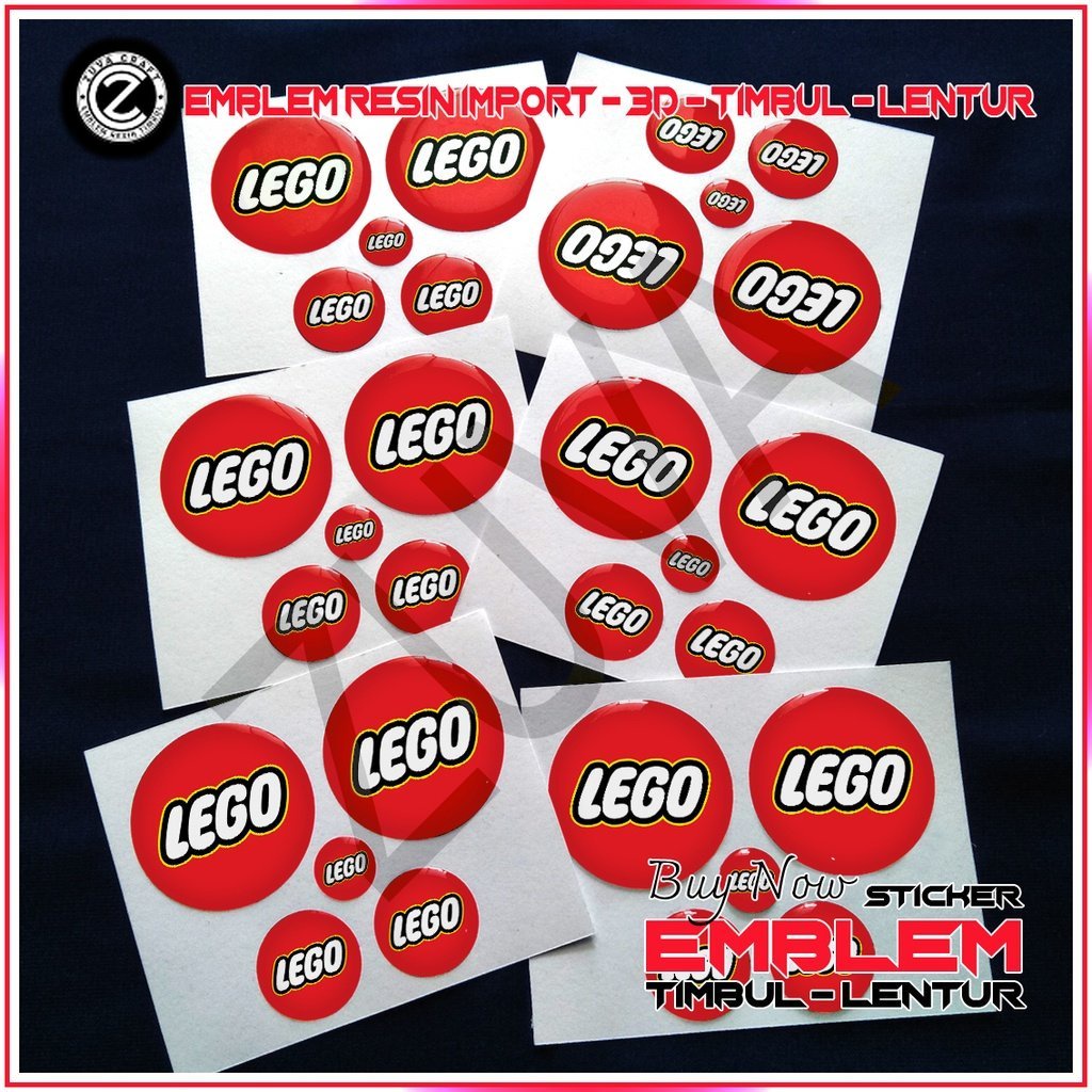 STIKER MOTOR 1 SET STIKER MOTOR LOGO LEGO STIKER NMAX STIKER AEROX STIKER EMBLEM NMAX AEROX LEXI