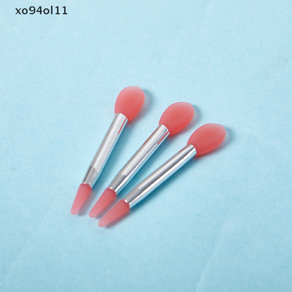 Xo 3PCS Silikon Lip Balms Lip Mask Brush Dengan Sucker Penutup Debu Makeup Brushes OL