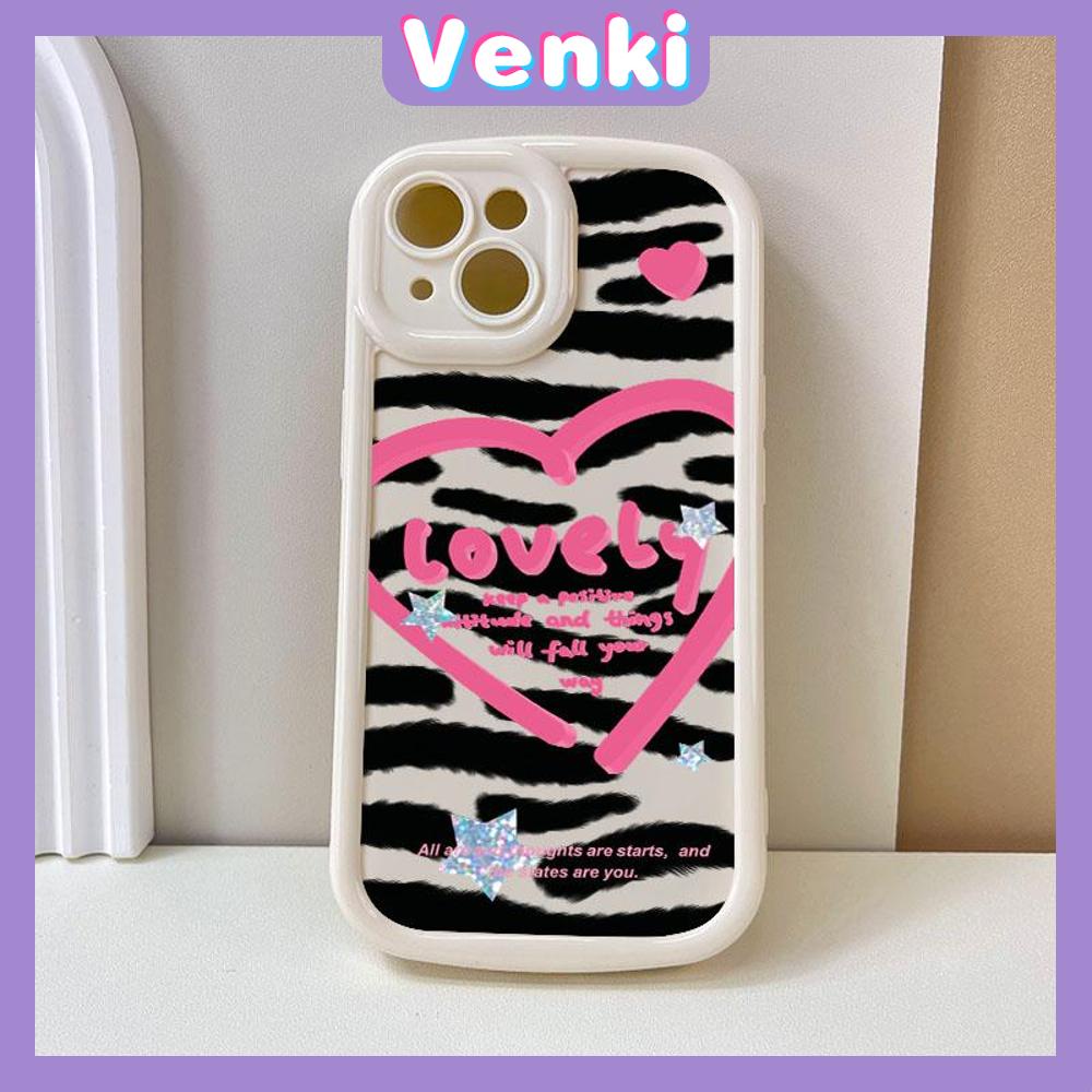 Case for iPhone 11 Soft TPU Glossy Round Edges Case Black White Stripes and Heart Camera Protection Shockproof For iPhone 14 13 12 11 Pro Max 7 8 Plus X XR