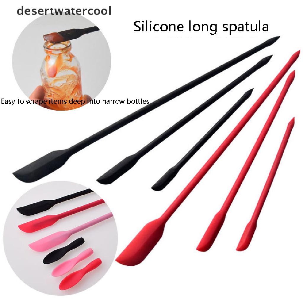 Deid Spatula Silikon Mini Botol Toples Tipis Silicone Scraper Gadget Peralatan Dapur Martijn