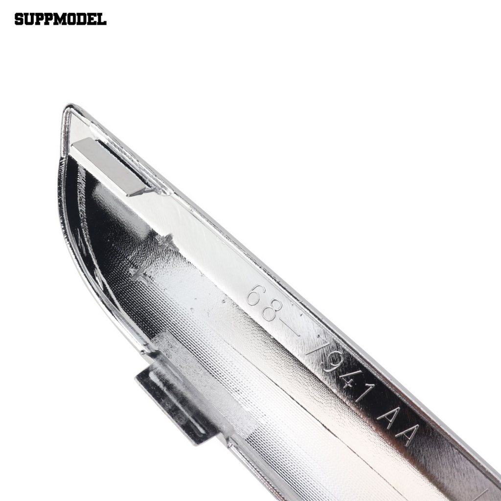 Suppmodel 2Pcs ABS Bumper Cover Kiri Kanan Chrome Plated Penutup Bumper Depan 68127940Ab CH1046103 Langsung Pengganti Chrysler 300 2011-2014