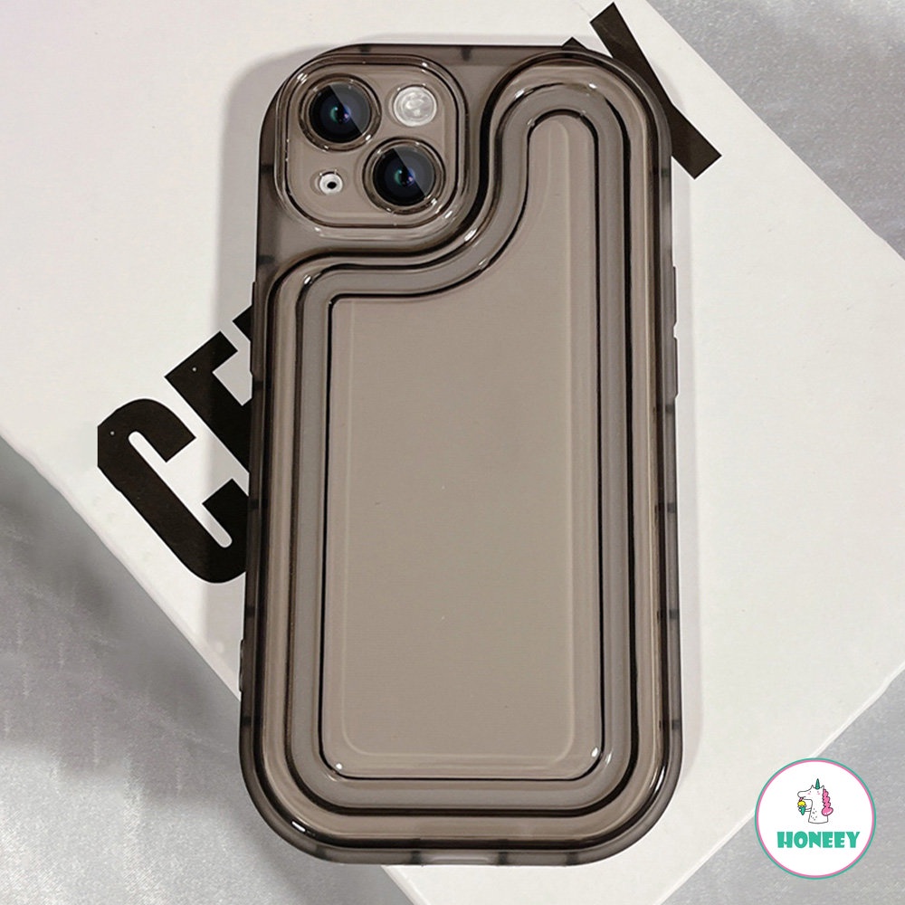 Casing Ponsel Bening Tahan Guncangan Mewah Untuk iPhone 14 Pro 11 12 13 Pro Max Silikon Transparan Bantalan Udara Bumper Penutup Belakang