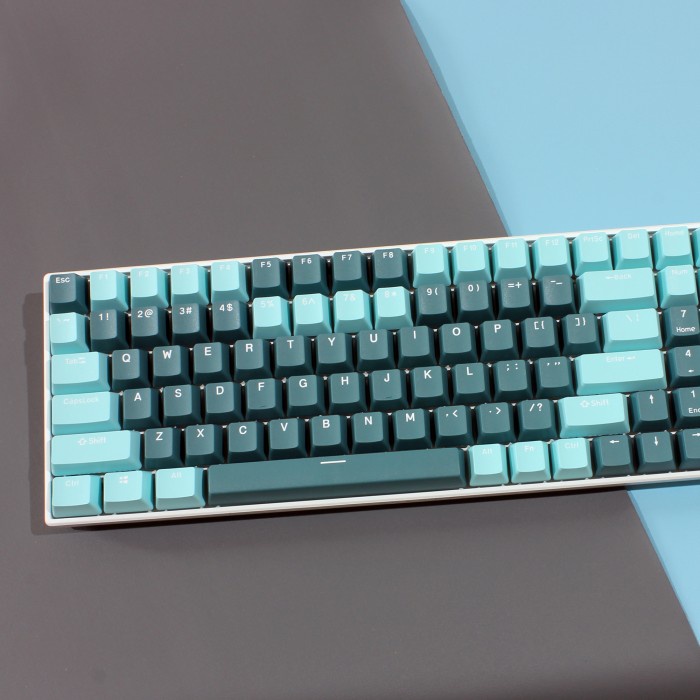 ALCHA KEYCAPS FOREST GREEN PBT DOUBLE SHOT MECHANICAL KEYBOARD