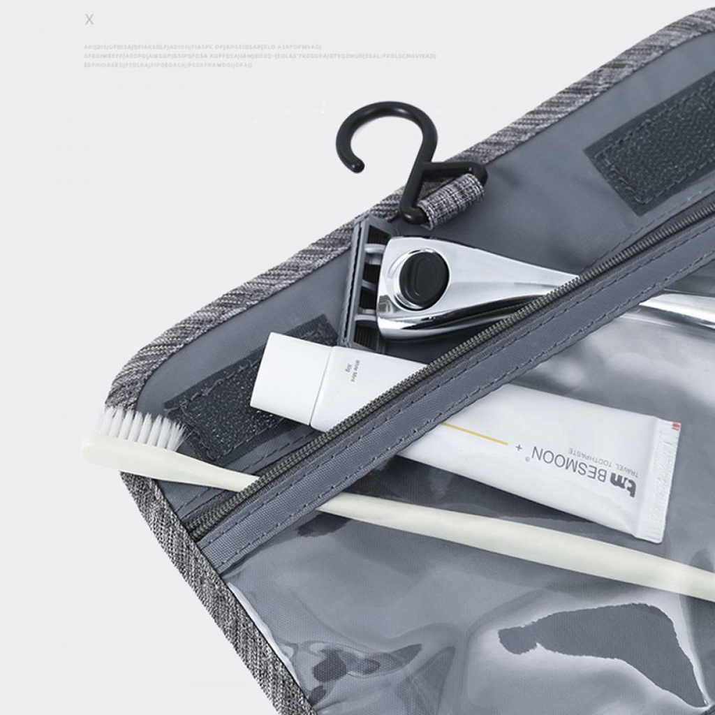 Tas Travel Tempat Make Up Organizer Peralatan Mandi Toilet Bag Hook