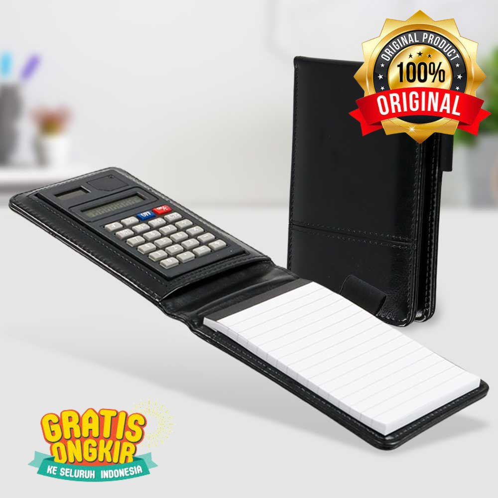 

Buku Catatan Note Cover Kulit Sintetis dengan Kalkulator - Y8302 9905