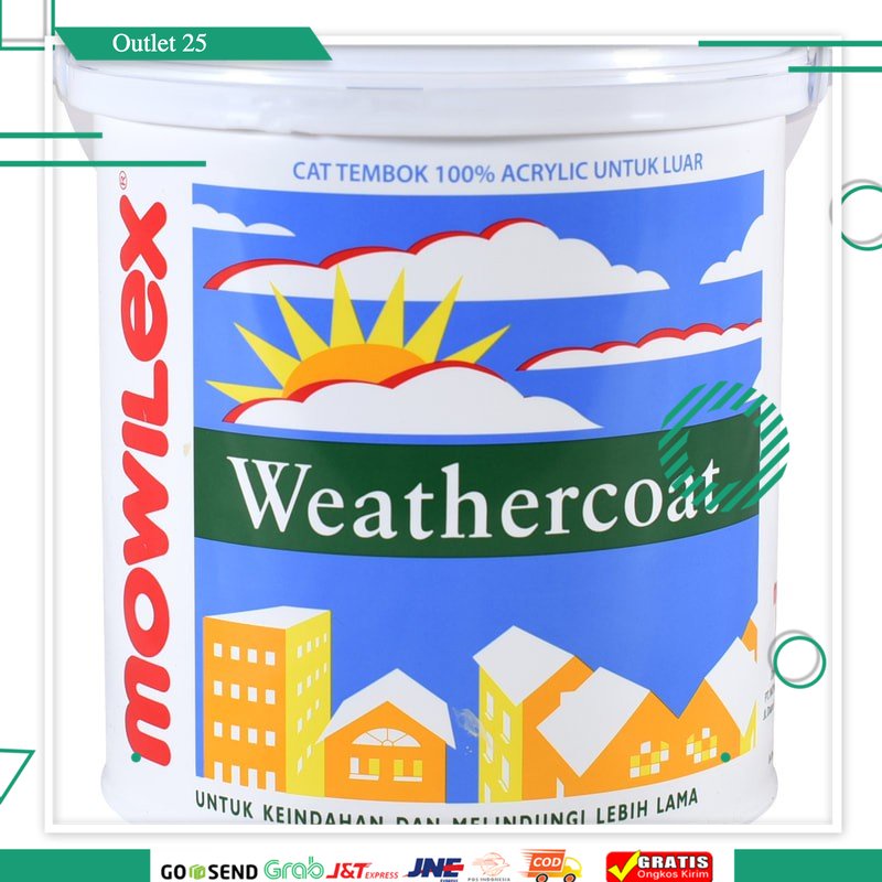 CAT TEMBOK EKSTERIOR MOWILEX WEATHERCOAT (2,5 LITER)