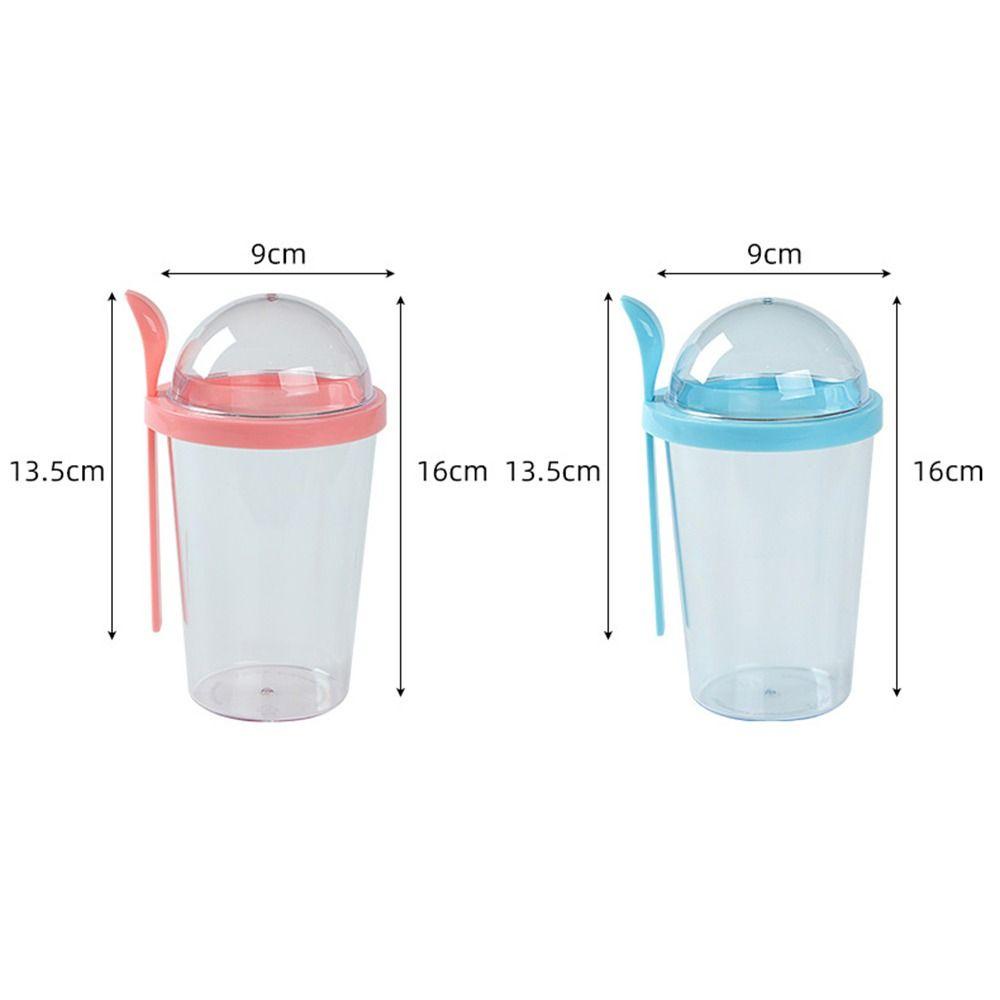 R-FLOWER Pot Yogurt 400ml Susu Cemilan Salad Oatmeal Toples Breakfast Cups