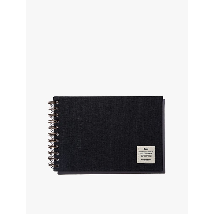 

TERMURAH Typo - Notebook & Notepad - A5 Spiral Sketch Book - BLACK /BUKU TULIS SEKOLAH/BUKU TULIS