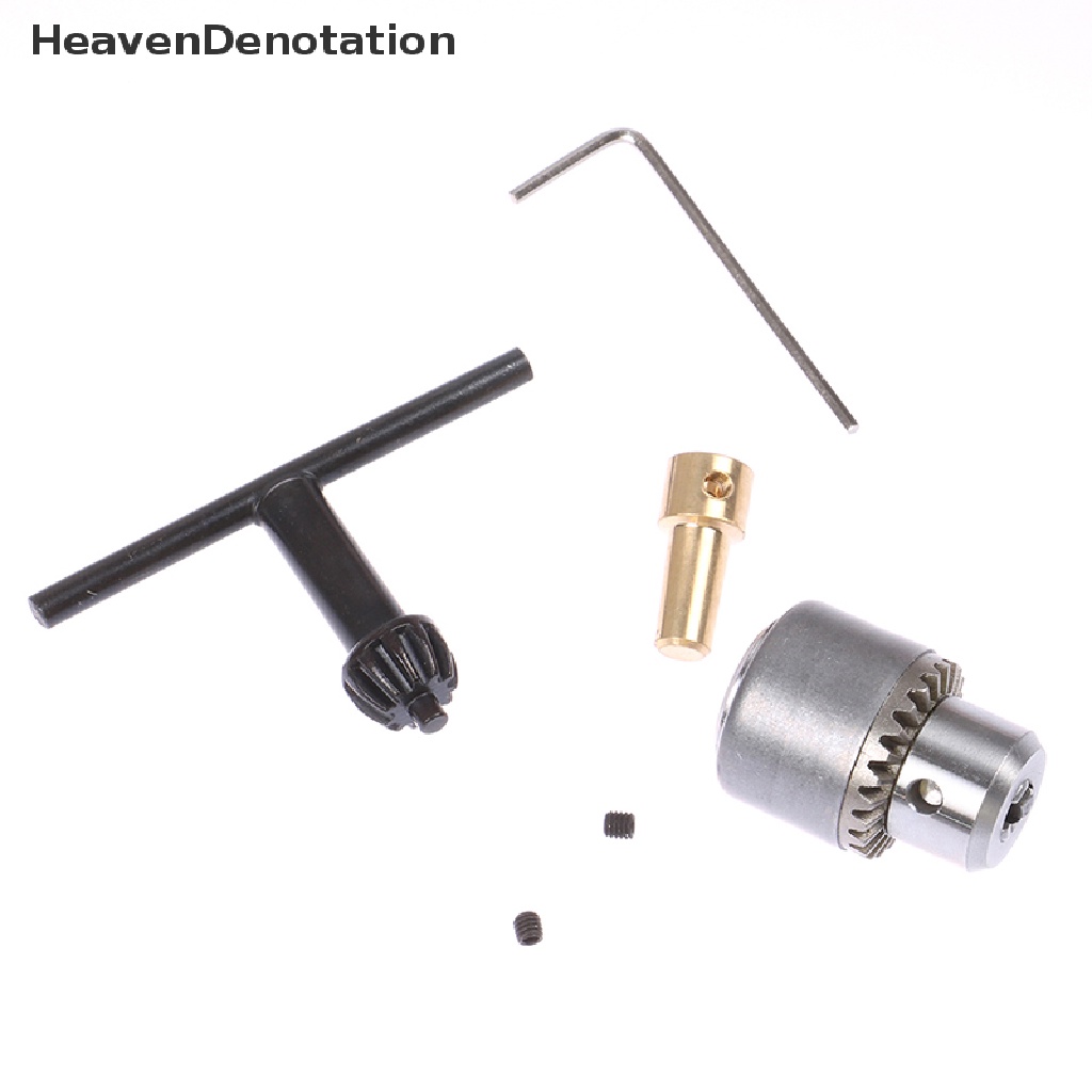 [HeavenDenotation] 1set Chuck Bor Mini Micro 0.3-4mm Taper Mounted Drill Chuck and Wrench HDV