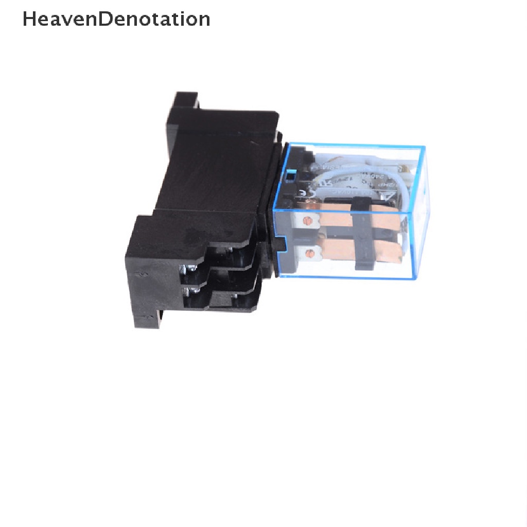 [HeavenDenotation] 12v DC Coil Power Relay LY2NJ DPDT 8pin HH62P JQX-13F Dengan Socket Base  0 0 0 0 0 HDV