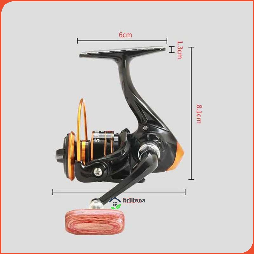 DIAO DE LAI Reel Pancing Spinning Fishing Reel Gear Ratio 4.8:1 - SU800