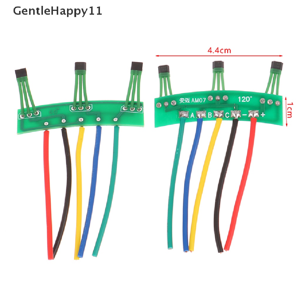 Gentlehappy 1Pc Sensor Aula Motor Brushless Daya Tinggi Dengan Plat Dan Kawat3144 413 41F 43F Electric Motor Hall PCB Komponen Kendaraan Listrik Roda Dua Brushless Motor Hall Boa