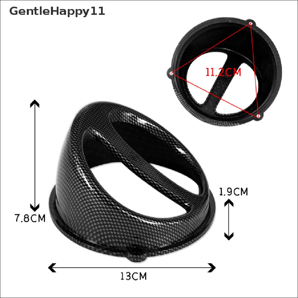 Gentlehappy Penutup Kipas Angin Motor Air Scoop Cap Mid-Frame Air Deflector Moto Aksesoris id