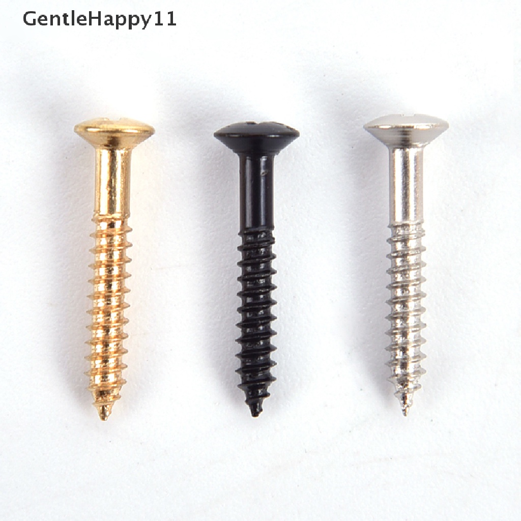 Gentlehappy 20pcs Cincin Pickup Humbucker Gitar Elektrik Moung Pickup Frame Fixing screw id