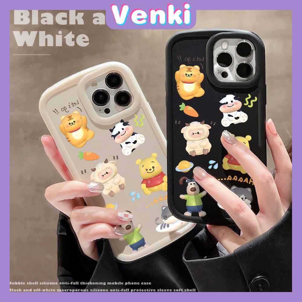 Case fo iPhone 11 Pro Max TPU Soft Case Frosted Bubble Case Cute Cartoon Animals Camera Protection Shockproof For iPhone 14 13 12 11 Plus Pro Max 7 Plus X XR