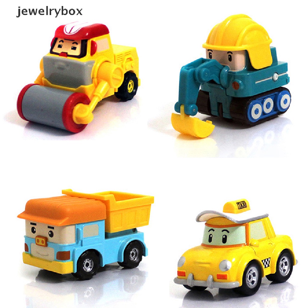 [jewelrybox] 1pc Silverlit Robocar 25gaya Mainan Anak Robot Poli Roy Haley Anime Toy Car Boutique