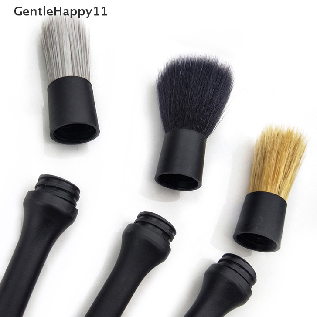 Gentlehappy 3PCS Sikat Detailing Mobil Super Lembut Auto Interior Detail Brush Dengan Bulu Sintetis Car Dash Duster Brush Aksesoris id