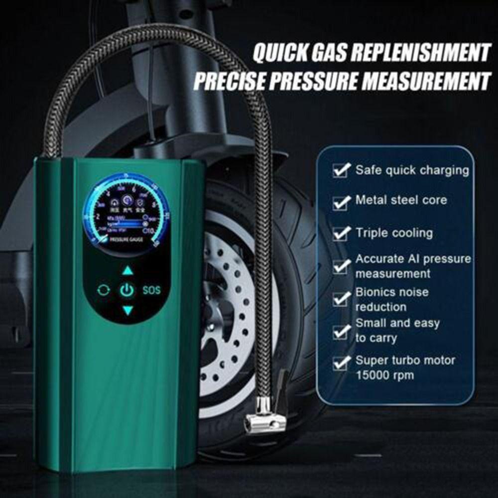 POPULAR Pompa Inflator Mobil Portable Auto LCD Display Tire Inflator