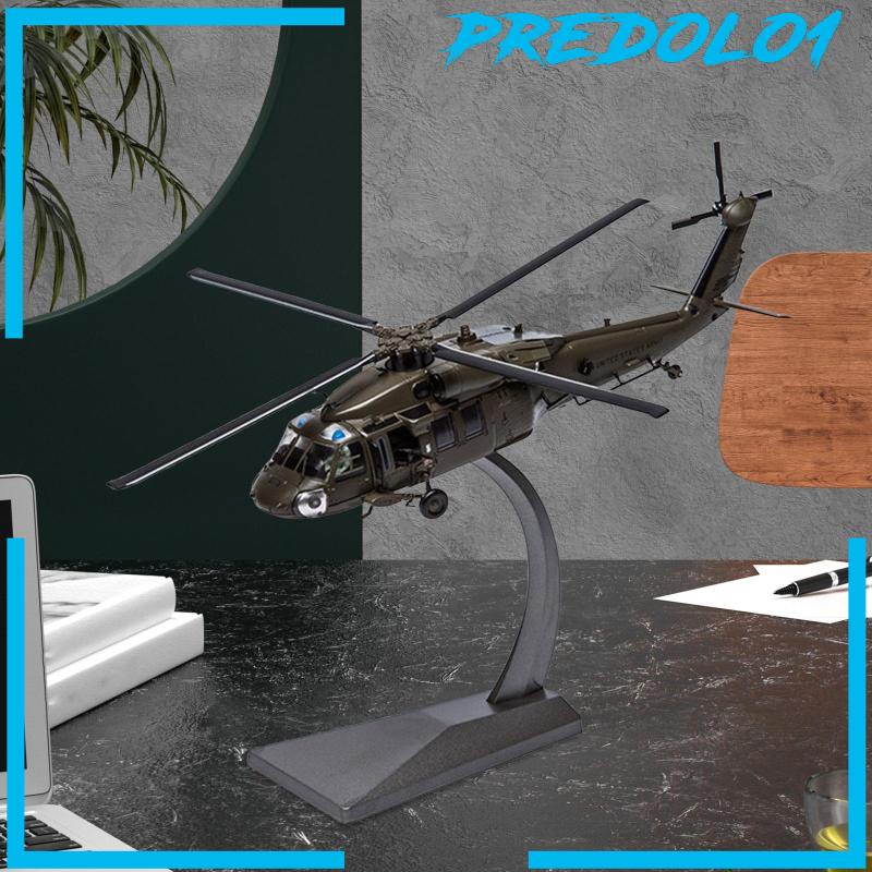 [Predolo1] Skala1per72 Pesawat Helikopter Diecast Model Aviation Airplane Koleksi