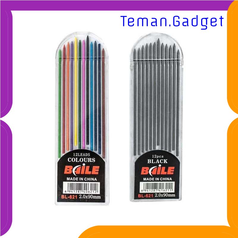 TG - ATK BAILE Pensil Mekanik Mechanical Pencil 2B 2mm 12 Isi - BL-621