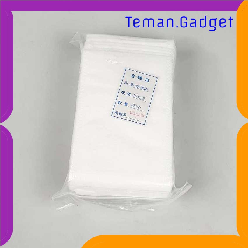 TG - DPR Miss Rose Kantong Filter Saringan Teh Teabag Disposable 100 PCS - M100