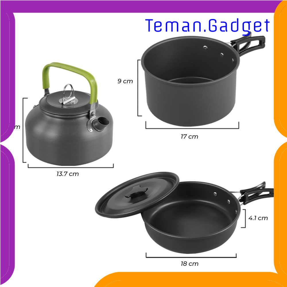 TG - OLR Yofeil Panci Masak Cooking Set Camping Outdoor 3 PCS - DS-308