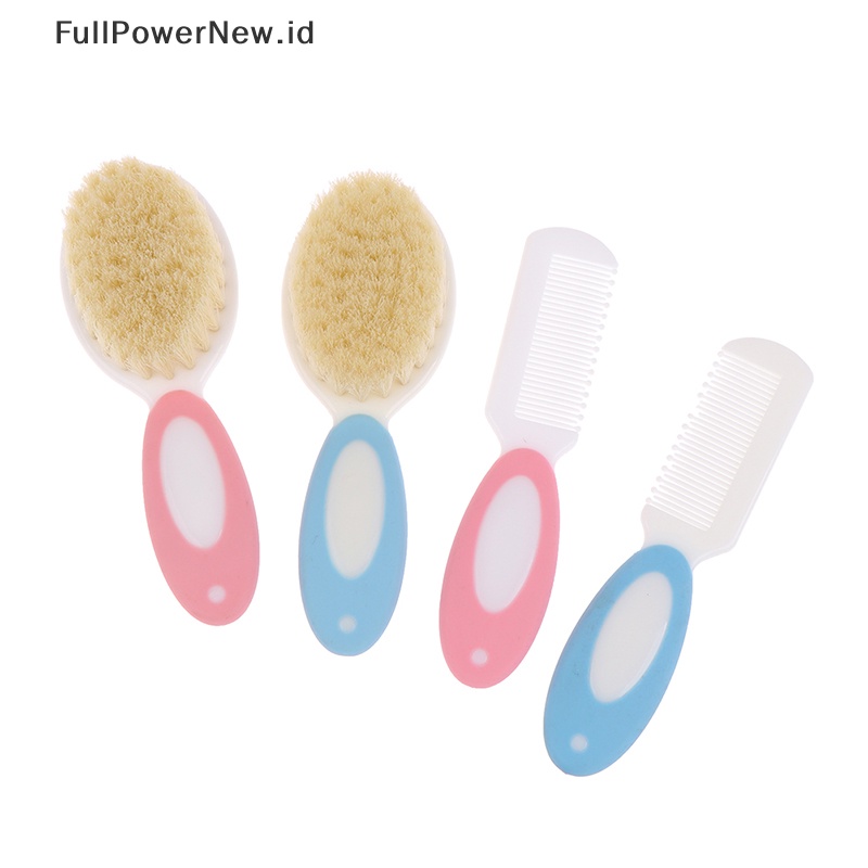 Power 2pcs/set Portable Lembut Sikat Rambut Bayi Baru Lahir Bayi Anak Sisir Sikat Rambut Anak ID