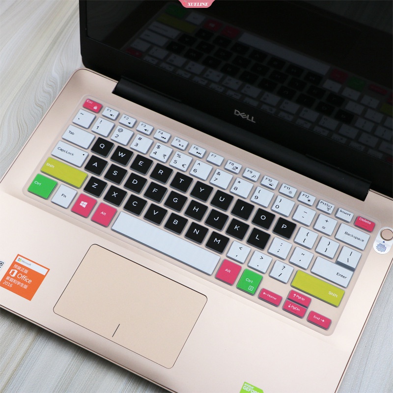 14inci Lintang Dell 3490 I5-8250U Penutup Keyboard Pelindung Keyboard Stiker Multicolor Silikon Lembut Tahan Air Film Pelindung Untuk Komputer [ZXL]