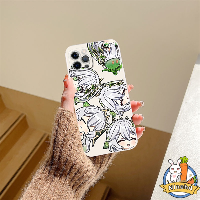 IPHONE Casing Kompatibel Untuk Iphone14 13 12 11 Pro Max X Xr Xs Max8 7 6 6s Plus SE 2020 Ins Jepang Animasi Gadis Indah Tepi Lurus Silikon Tahan Debu Shockproof Soft Phone Case