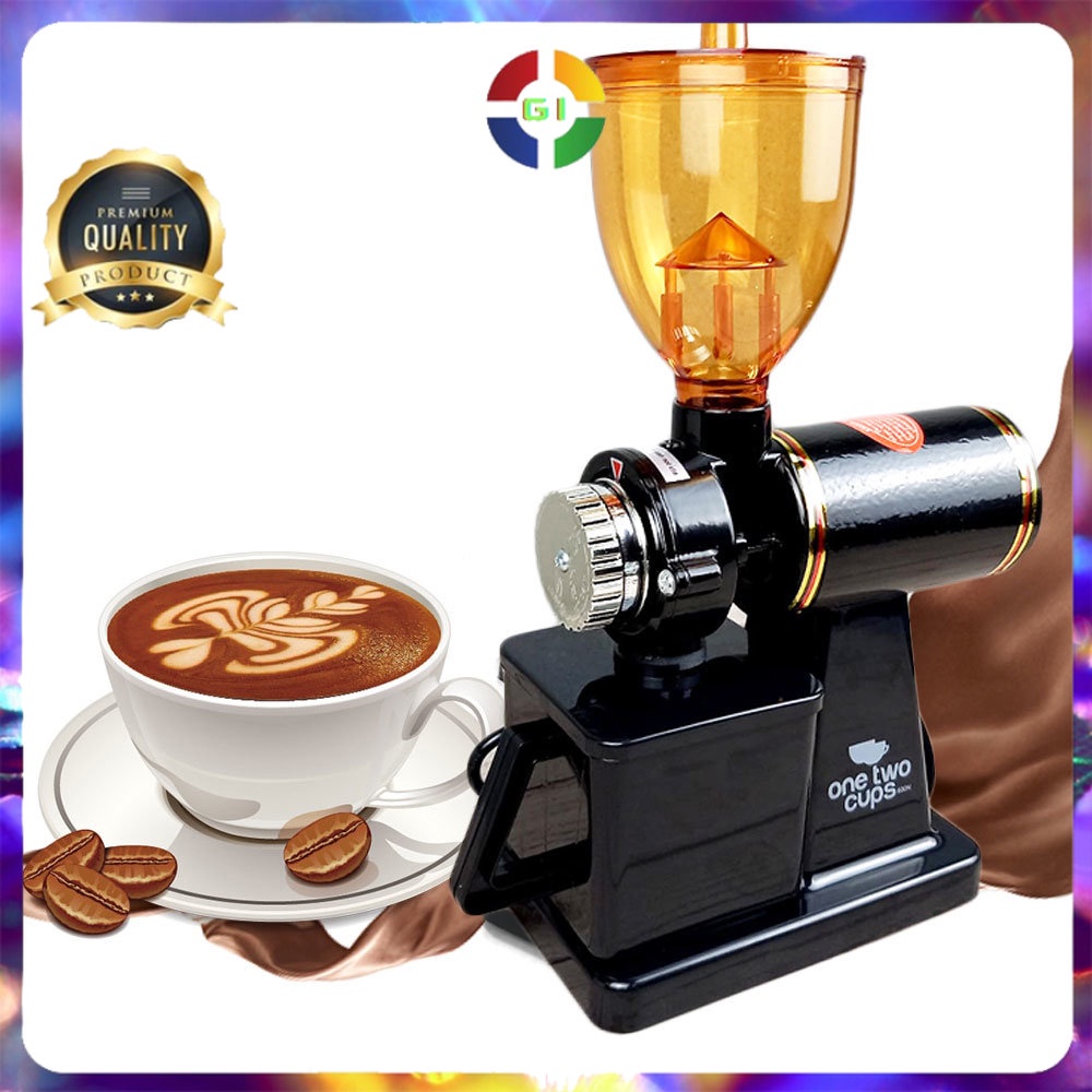 Mesin Penggiling Kopi Electric Coffee Grinder - 600N - Black