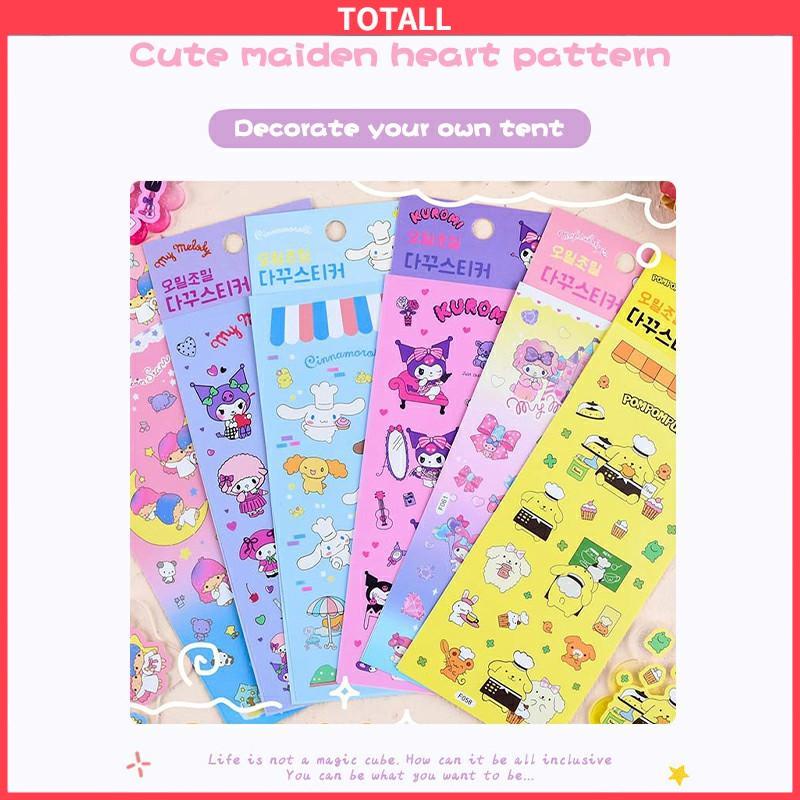 COD Stiker Koromi Waterproof Kartun Sanrio MELODY Untuk Diary Stiker Dekorasi DIY-Totall