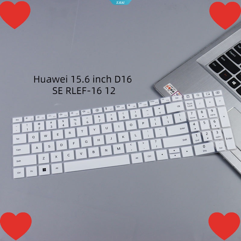 Film Pelindung TPU Keyboard Laptop Tahan Air Untuk Huawei 15.6 Inch MateBook D16 SE Versi S Komputer RLEF-16 Notebook 12e Keyboard Komputer Silicone Cover Film Tahan Debu [ZK]