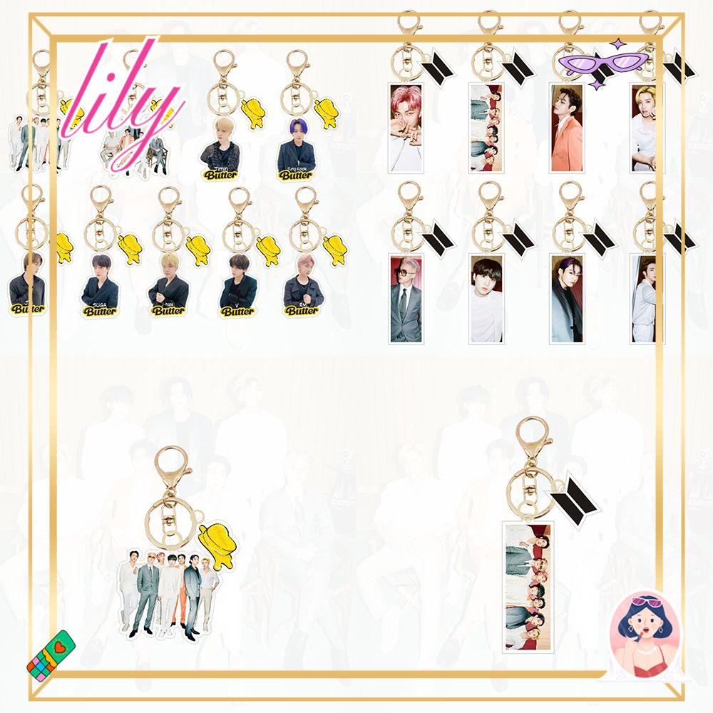 Gantungan Kunci LILY BTS J-HOPE JK HD KPOP Keychain