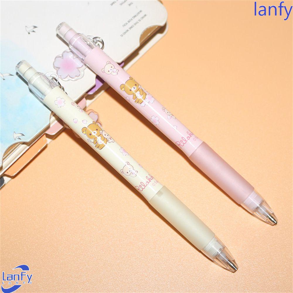 Lanfy Pensil Mekanik Perlengkapan Kantor Perlengkapan Sekolah 0.5/0.7mm Siswa Kartun Anak Hadiah Press Pen