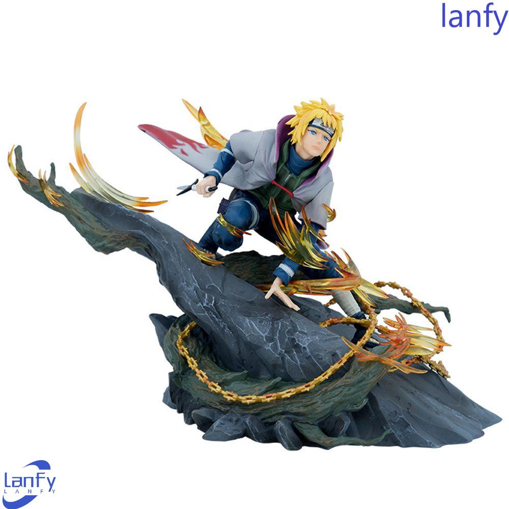 Lanfy NARUTO Action Figure Anime Jepang Collectible Model Sarutobi Lchizoku Figure Mainan Hatake Kakashi Hashirama Tobirama Kartun NARUTO