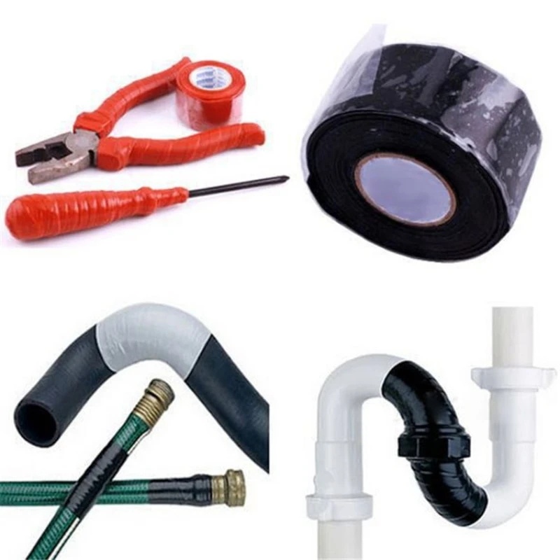 Tambalan Perbaikan Pipa Rubber Seal Tape Tahan Tekanan Tinggi Silicone Tape Selang Kawat Darurat Tape Perbaikan Kuat Stop Bocor Seal Repair Tape 150cm Tape Tahan Air Super Kuat