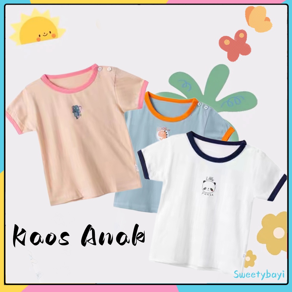 Sweetybayi Baju atasan anak import Kaos bayi anak karakter Tshirt anak lucu